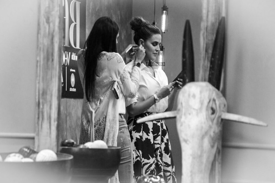 Neha Dhupia On The Sets Of Vogue BFFs