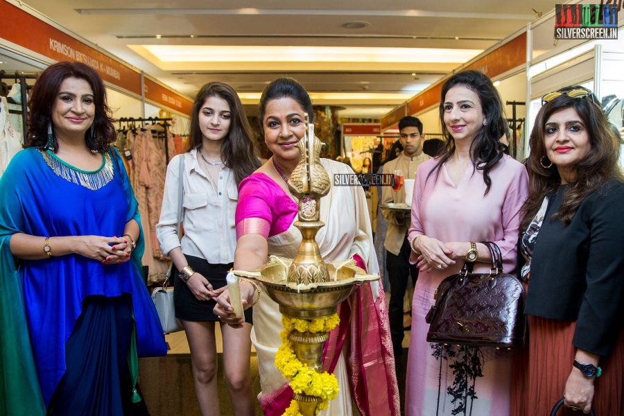 Radhika Sarathkumar At The Inauguration Of The Vimonisha Mega Style Souk 2017