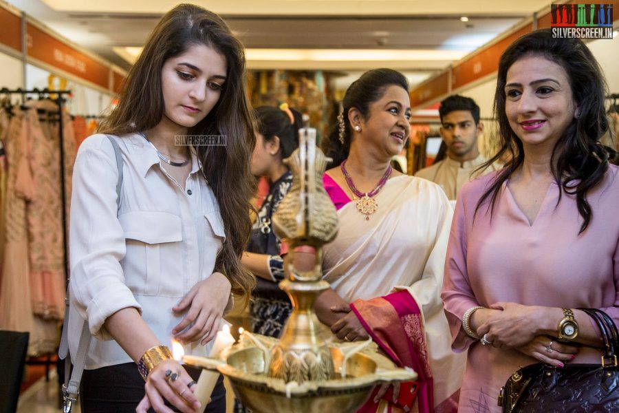 Radhika Sarathkumar At The Inauguration Of The Vimonisha Mega Style Souk 2017