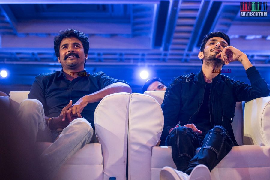 Sivakarthikeyan, Anirudh Ravichander At The Velaikkaran Audio Launch