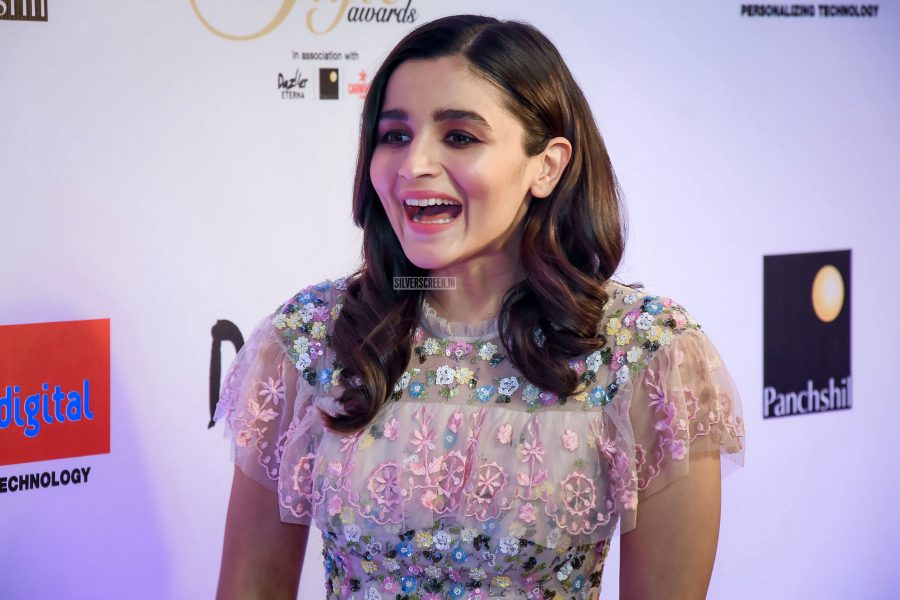 Alia Bhat in a Needle & Thread gown at the Filmfare Glamour And Style Awards.