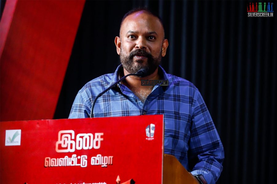 Venkat Prabhu At The Madura Veeran Audio Launch