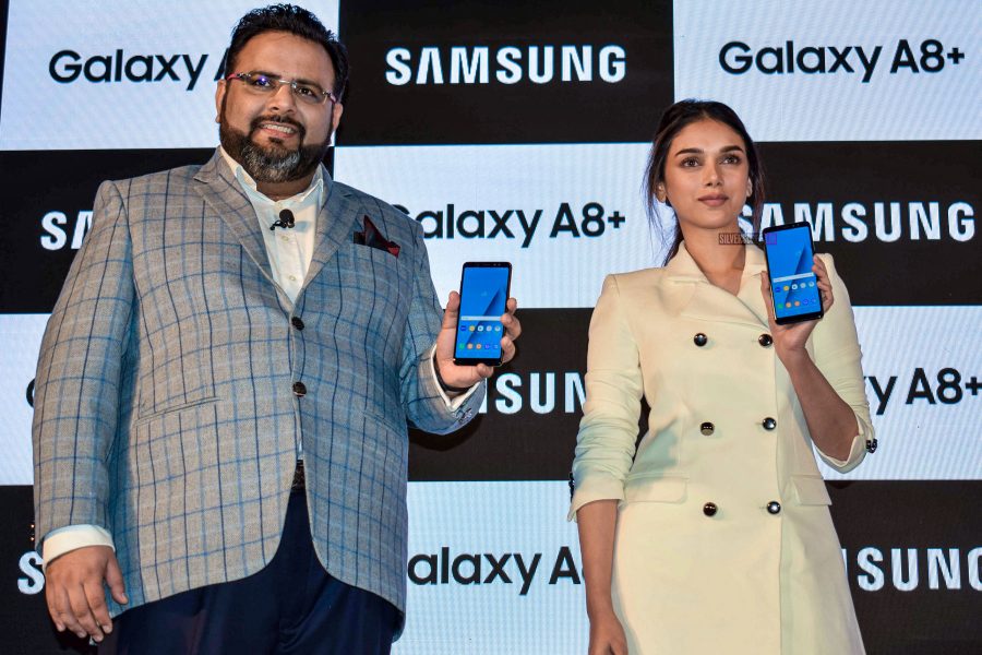 Aditi Rao Hydari At The Launch Of Samsung Mobile Phone In Delhi