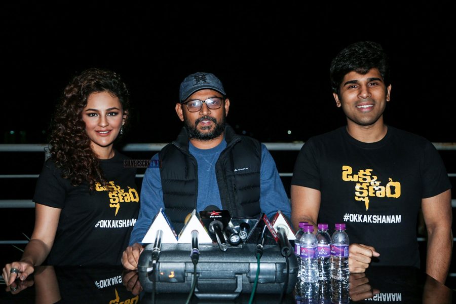 Allu Sirish, Seerat Kapoor At Okka Kshanam Press Meet