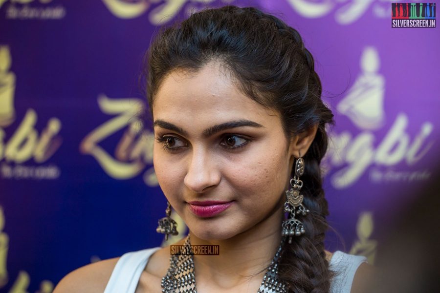 Andrea Jeremiah At The Launch Of Zingbi Store