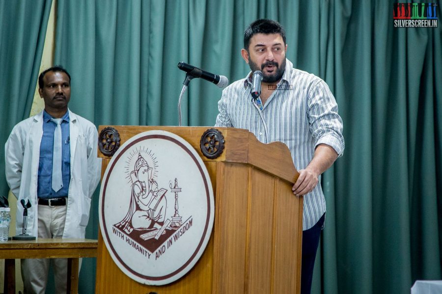 Aravind Swami At The Press Meet Of 'Dawn to Dusk 2018'