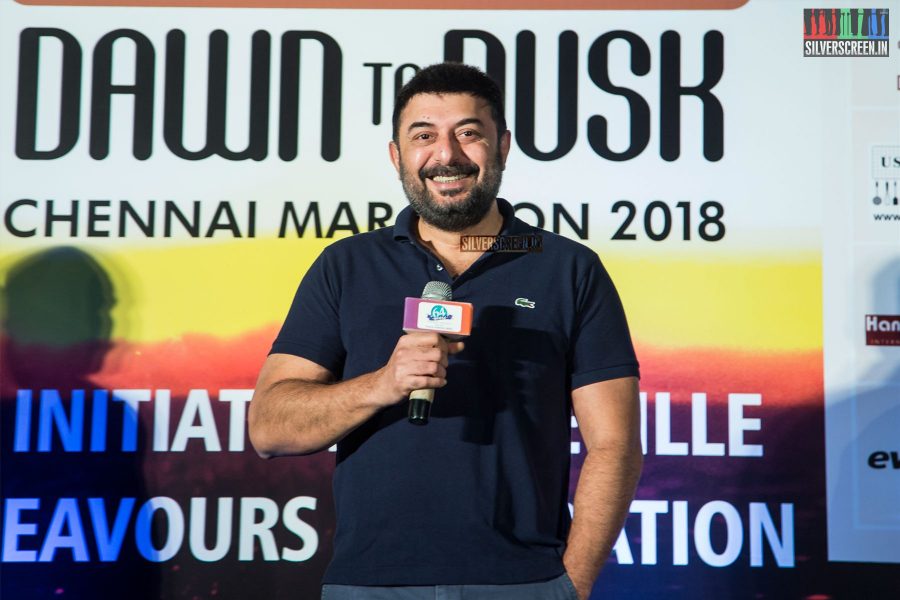 Aravind Swami Flags Off Dawn To 'Dusk Marathon 2018' Marathon