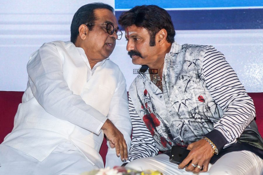 Balakrishna and Brahmanandam At The Jai Simha Pre-Release Event