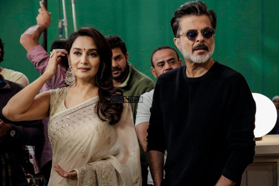 Madhuri Dixit and Anil Kapoor At The Launch Of Total Dhamaal