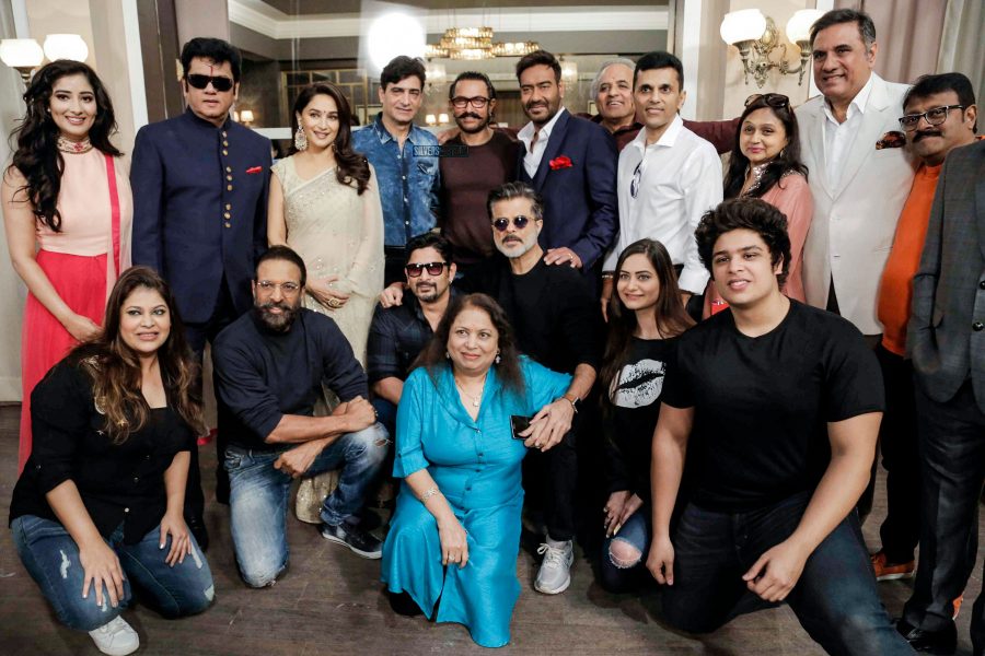 Madhuri Dixit, Aamir Khan, Anil Kapoor, Ajay Devgn At The Launch Of Total Dhamaal