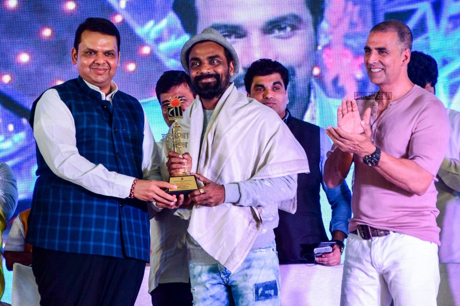 Maharashtra CM Devendra Fadnavis, Akshay Kumar At An Event In Versova, Mumbai