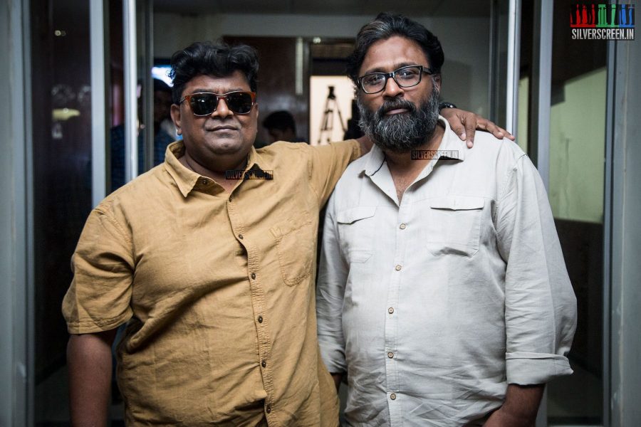 Mysskin and Ram at the Savarakathi Press Meet