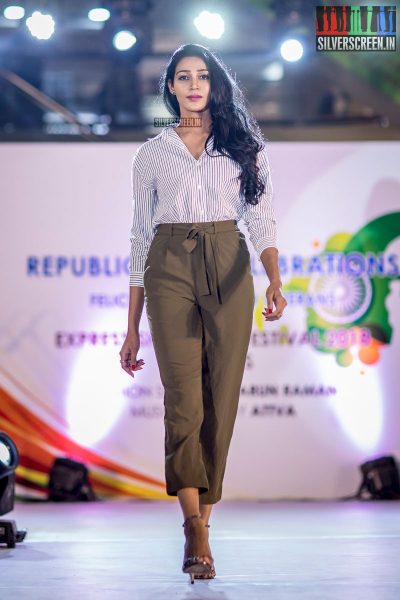 Model At The Republic Day Celebrations & Grand Finale Of A Shopping Festival In Chennai