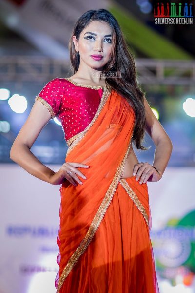 Model At The Republic Day Celebrations & Grand Finale Of A Shopping Festival In Chennai