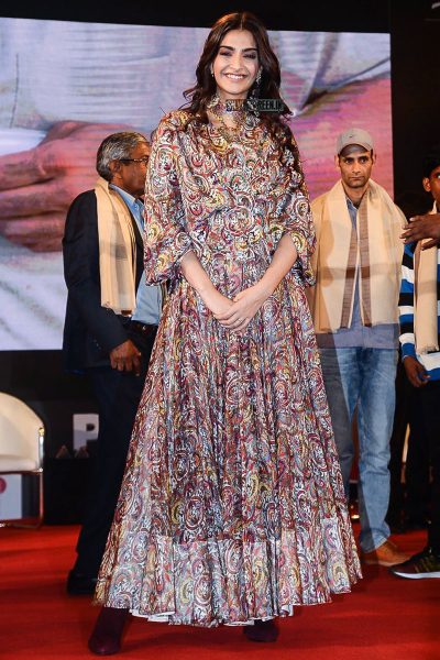 Sonam Kapoor At The Launch Of PadMan Song