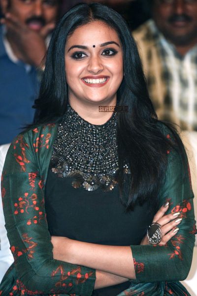 Keerthy Suresh At The Gang Pre Release Event