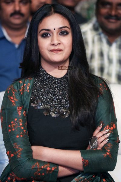 Keerthy Suresh At The Gang Pre Release Event