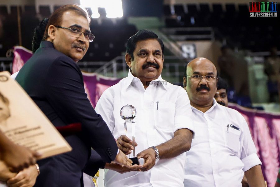 Tamil Nadu CM E Palaniswami at the Finals of 68th National Basketball Championship