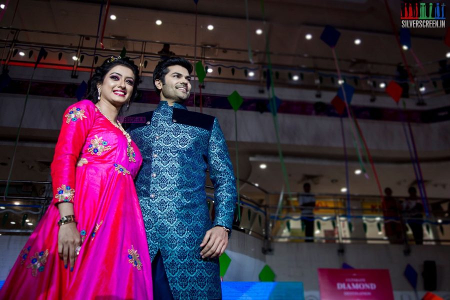 Viswa & Devji Present Their Latest Wedding Collections With Ganesh Venkataram & His Wife As Showstoppers