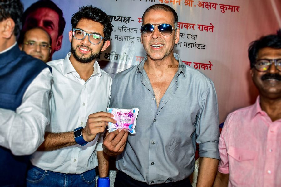 Akshay Kumar At The Launch Of The First Sanitary Pad Vending Machine in Mumbai
