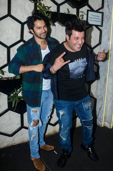 Birthday Celebrations: Varun Dhawan & Varun Sharma Goof Around