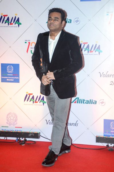 AR Rahman At The Italian Consulate's Volare Awards