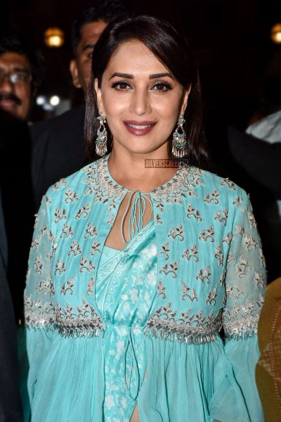 Madhuri Dixit At A Book Launch In A Ridhi Mehra Sari