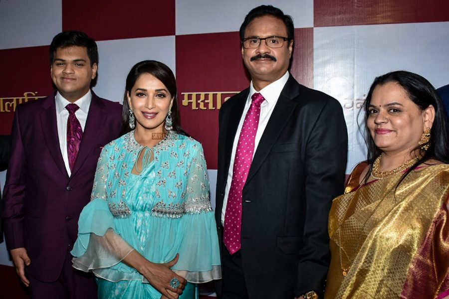 Madhuri Dixit At A Book Launch In A Ridhi Mehra Sari