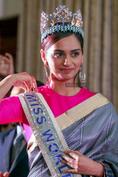 Miss World 2017 Manushi Chhillar At An Event In Kolkata