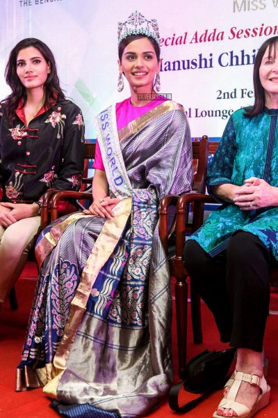 Miss World 2017 Manushi Chhillar At An Event In Kolkata