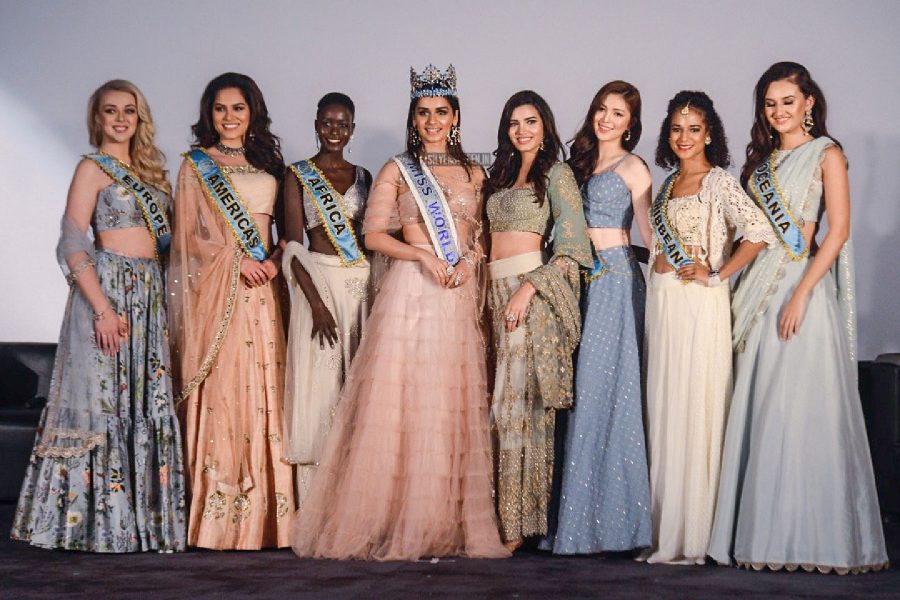 Miss World Manushi Chhillar Holds A Press Meet In Chennai