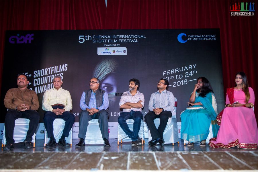 Mohan Raja, Meera Mitun At The Inauguration Of The 5th Chennai International Short Film Festival