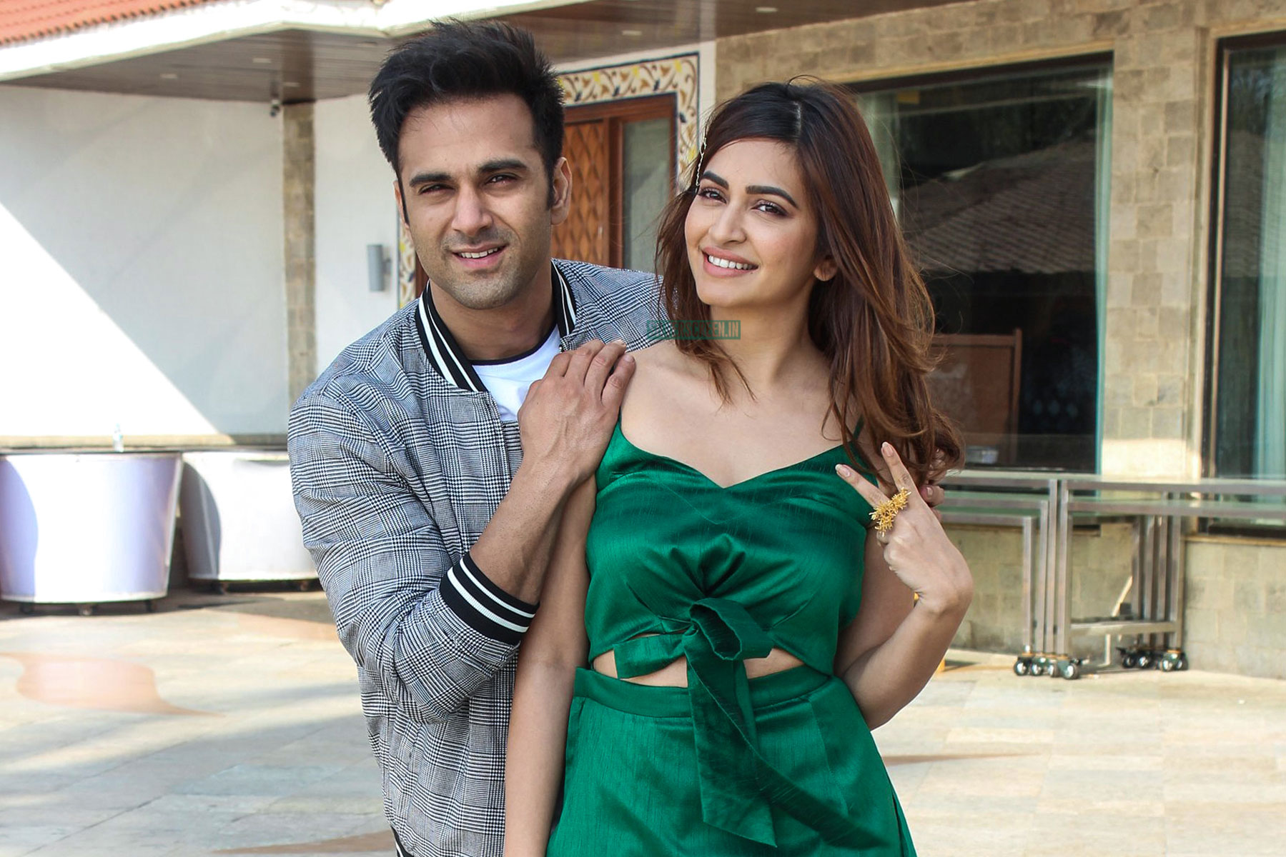 Pulkit Samrat Kriti Kharbanda During The Promotions Of Veerey Di Wedding Silverscreen India