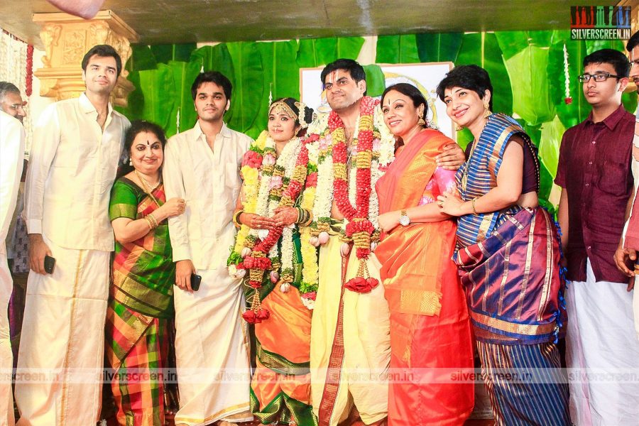 YG Mahendran's Son Harshavardhana-Shwetha's Wedding Photos