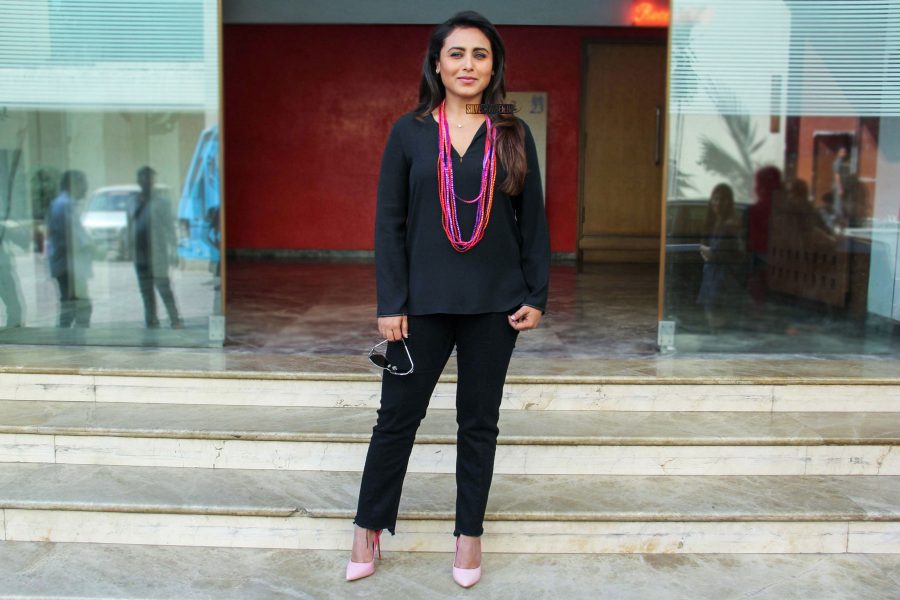 Rani Mukerji During The Promotions Of Hichki