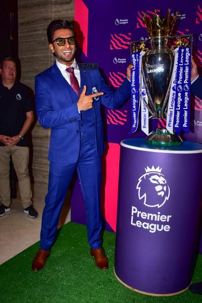 Ranveer Singh At An Premier League India Event