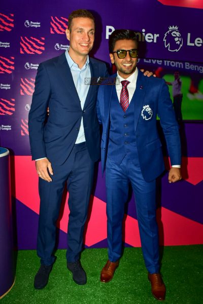 Ranveer Singh At An Premier League India Event