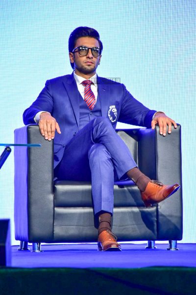 Ranveer Singh At An Premier League India Event