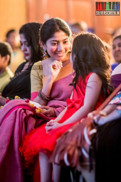 Sai Pallavi And Baby Veronika Arora At The Karu Audio Launch