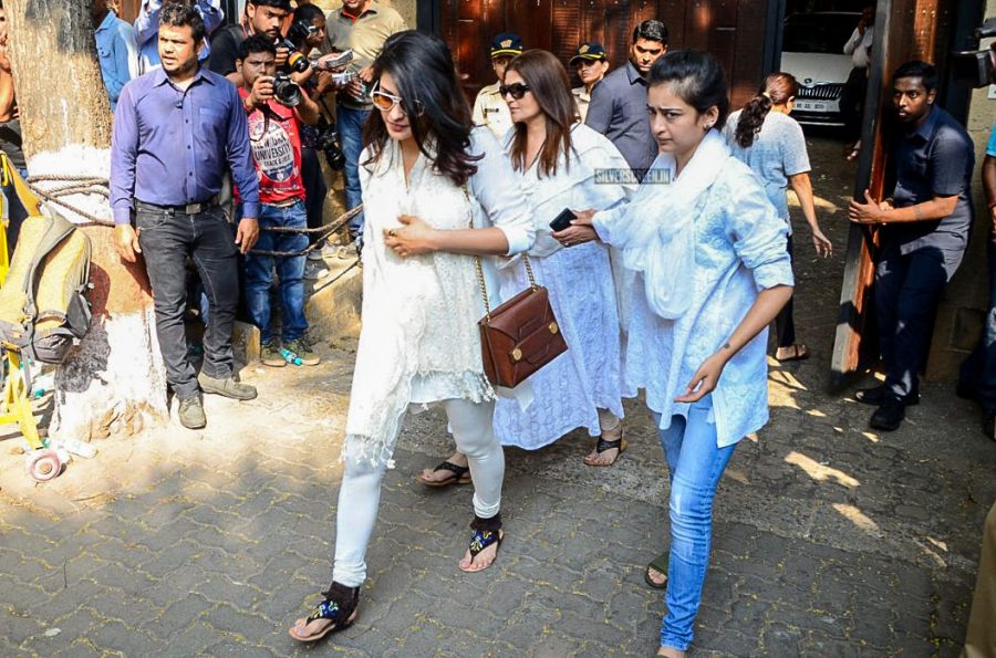 Shruti Haasan and Akshara Haasan At Anil Kapoor's Residence To Pay Condolence