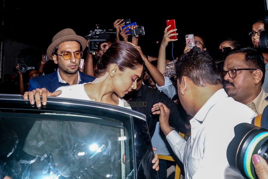 Deepika Padukone And Ranveer Singh At Anil Kapoor's House To Offer Condolences