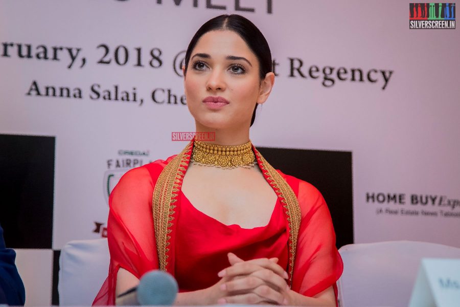 Tamannaah Bhatia At The FAIRPRO 2018 Press Meet