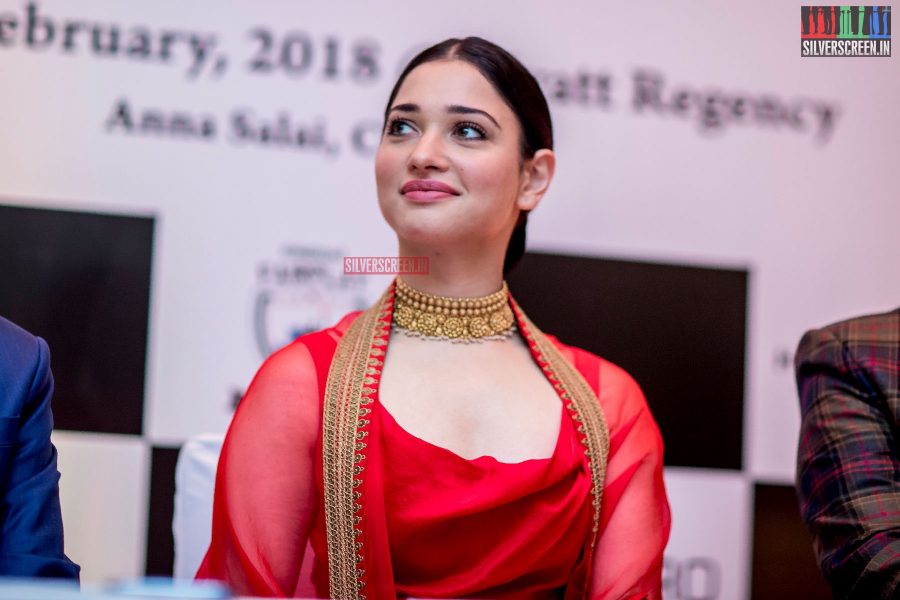 Tamannaah Bhatia At The FAIRPRO 2018 Press Meet