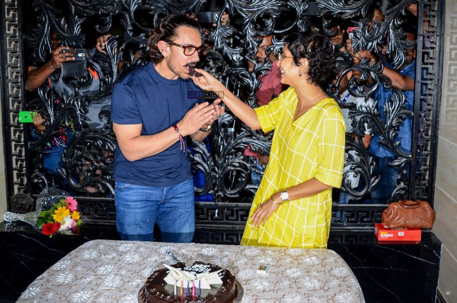 Aamir Khan Celebrates 53rd Birthday With Wife Kiran Rao & Mumbai Press