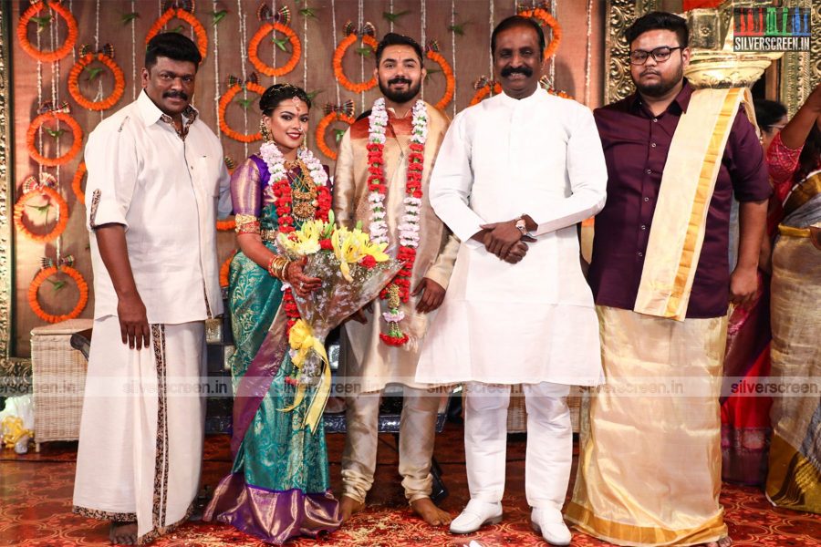 Celebrities At Keerthana and Akshay Wedding