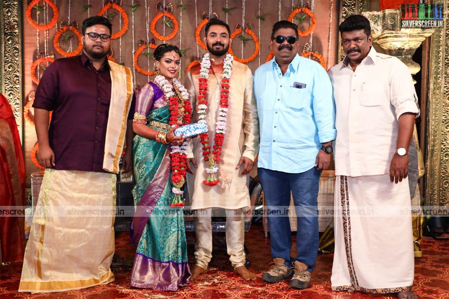 Celebrities At Keerthana and Akshay Wedding