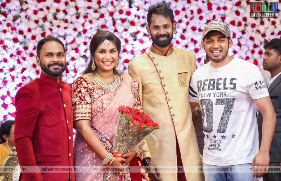 Celebrities At Ramesh Thilak-Navalakshmi Wedding Reception