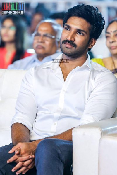 Aadhi At The Rangasthalam Pre-Release Event