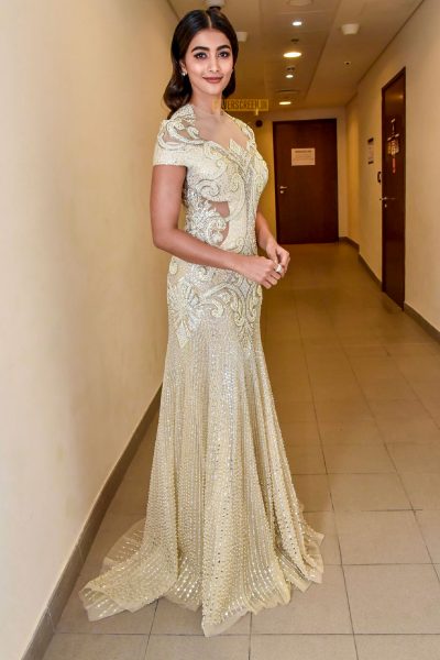 Pooja Hegde At The Re-launch of Filmfare Middle East