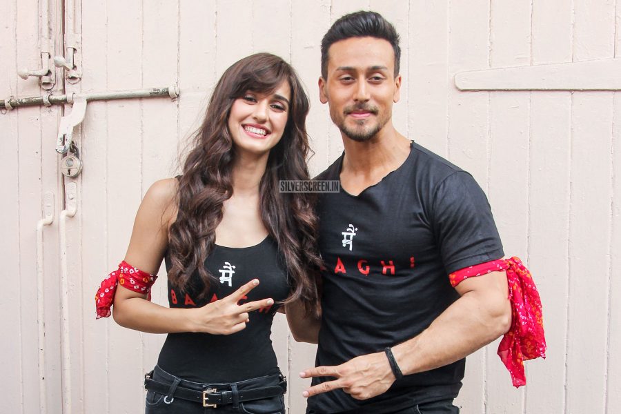 Disha Patani, Tiger Shroff During The Promotions Of Baaghi 2
